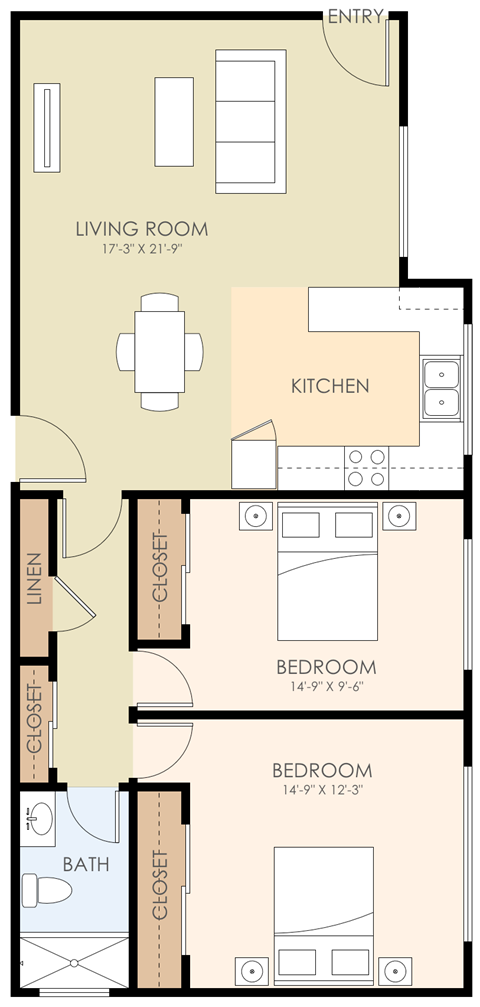 565 Willow Road Studio-2 Beds Apartment for Rent - Photo Gallery 17